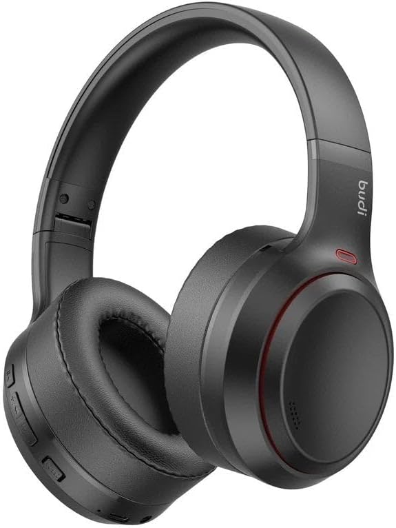 Budi Wireless Stereo Headphones Bluetooth 5.4 Foldable Built-in Microphone EP52B