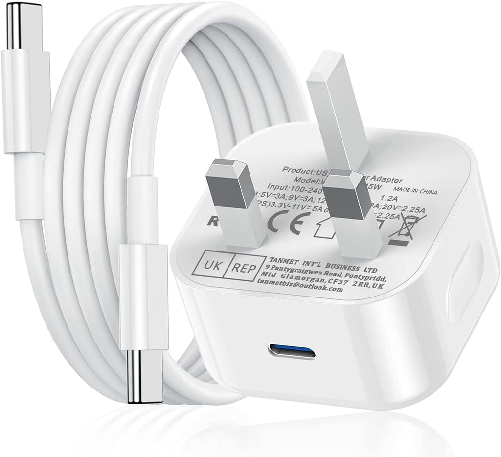 Budi - 20W USB-C PD Home Charger + USB-C PD 65W Fast Charge Data Cable - Mini Design