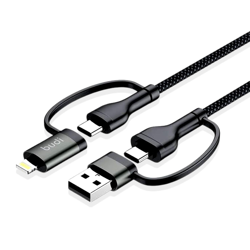 BUDI - PD 65W / 27W 4in1 Charge/Sync Cable - DC259ATTL2B